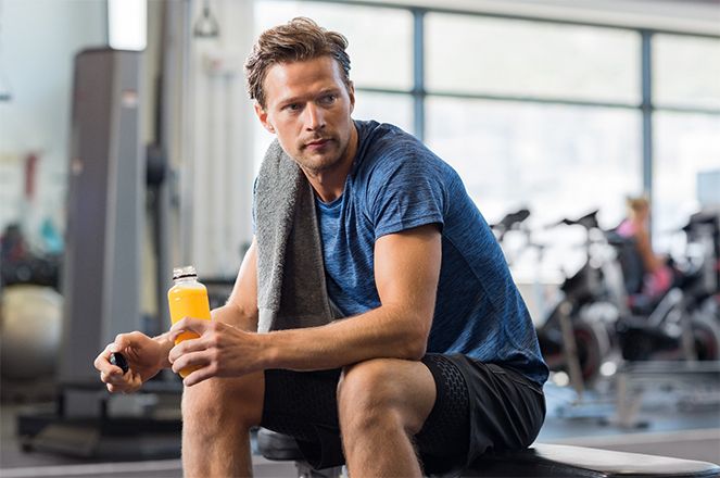 Home erfrischung nach dem training