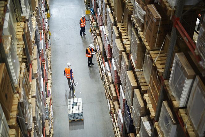 Home logistik lagerhaus operation